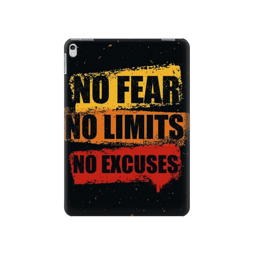 W3492 Sans Peur Limités D'excuses Tablet Etui Coque Housse pour iPad Air 2, iPad 9.7 (2017,2018), iPad 6, iPad 5