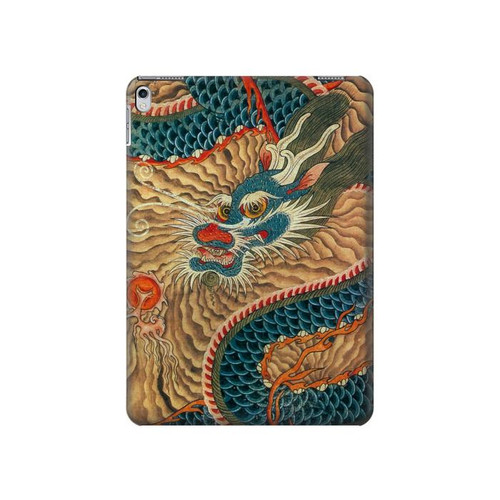 W3541 Peinture Dragon Nuage Tablet Etui Coque Housse pour iPad Air 2, iPad 9.7 (2017,2018), iPad 6, iPad 5