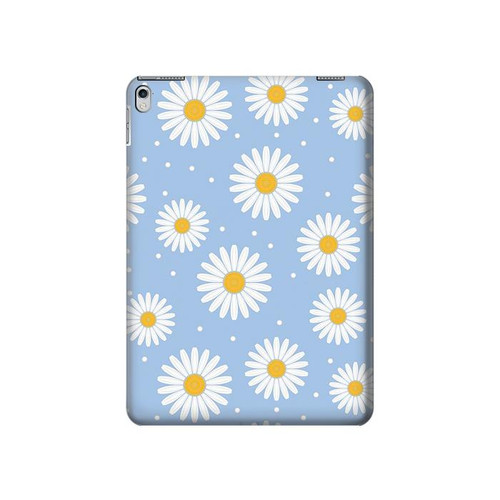 W3681 Motif de fleurs de marguerite Tablet Etui Coque Housse pour iPad Air 2, iPad 9.7 (2017,2018), iPad 6, iPad 5