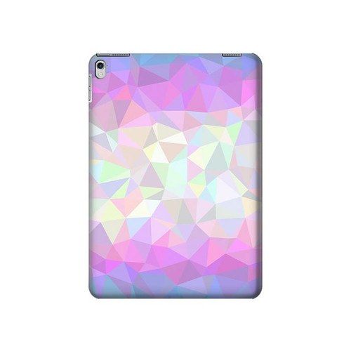 W3747 Polygone de drapeau trans Tablet Etui Coque Housse pour iPad Air 2, iPad 9.7 (2017,2018), iPad 6, iPad 5