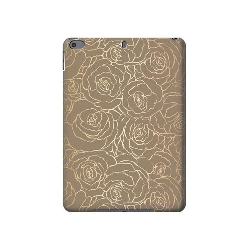 W3466 Motif Rose d'or Tablet Etui Coque Housse pour iPad Pro 10.5, iPad Air (2019, 3rd)