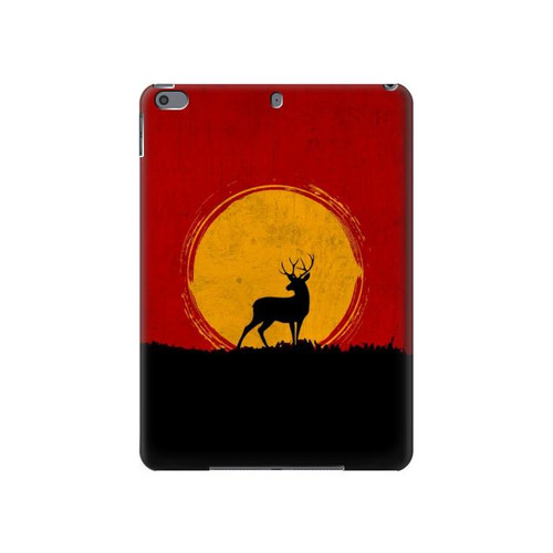 W3513 Coucher de soleil de Deer Tablet Etui Coque Housse pour iPad Pro 10.5, iPad Air (2019, 3rd)