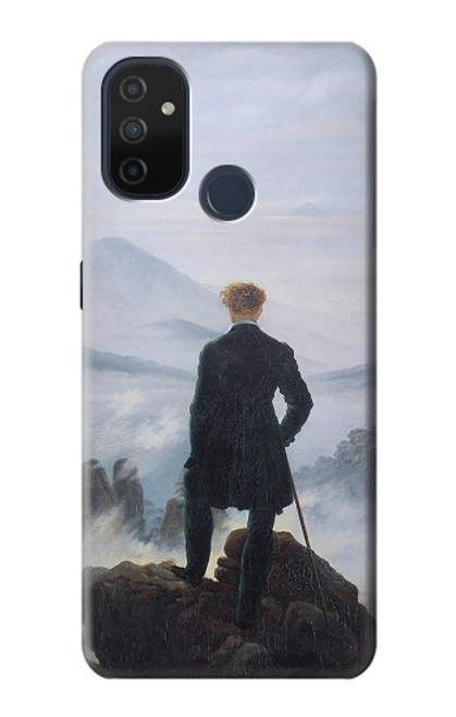 W3789 Wanderer above the Sea of Fog Etui Coque Housse et Flip Housse Cuir pour OnePlus Nord N100