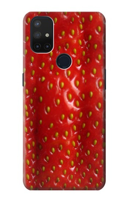 W2225 fraise Etui Coque Housse et Flip Housse Cuir pour OnePlus Nord N10 5G