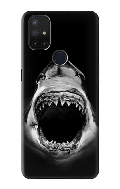 W3100 Requin blanc Etui Coque Housse et Flip Housse Cuir pour OnePlus Nord N10 5G