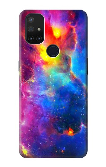 W3371 Ciel de nébuleuse Etui Coque Housse et Flip Housse Cuir pour OnePlus Nord N10 5G