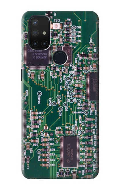 W3519 Electronique Circuit Board graphique Etui Coque Housse et Flip Housse Cuir pour OnePlus Nord N10 5G