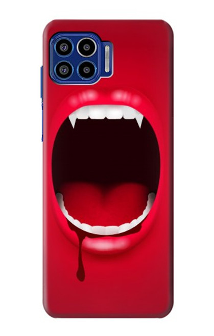 W2103 vampire bouche Etui Coque Housse et Flip Housse Cuir pour Motorola One 5G