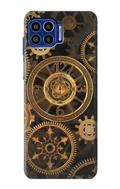 W3442 vitesse d'horloge Etui Coque Housse et Flip Housse Cuir pour Motorola One 5G