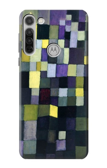 W3340 Architecture Paul Klee Etui Coque Housse et Flip Housse Cuir pour Motorola Moto G8