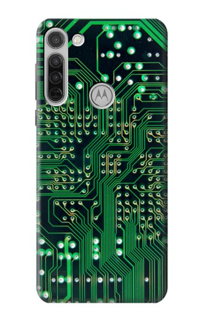 W3392 Electronique Circuit de carte graphique Etui Coque Housse et Flip Housse Cuir pour Motorola Moto G8