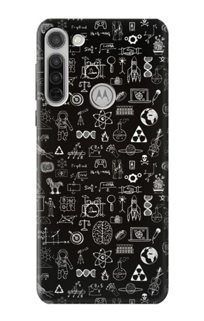 W3426 Noirboard sciences Etui Coque Housse et Flip Housse Cuir pour Motorola Moto G8