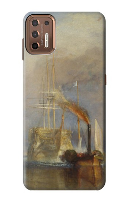 W3338 J. M. W. Turner Le Téméraire Etui Coque Housse et Flip Housse Cuir pour Motorola Moto G9 Plus