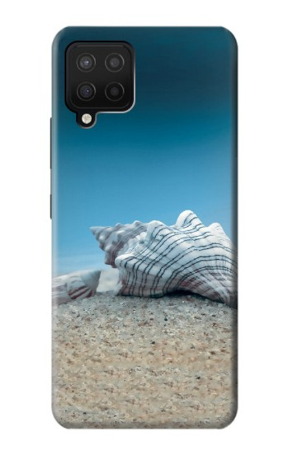 W3213 Coquilles de mer sous la mer Etui Coque Housse et Flip Housse Cuir pour Samsung Galaxy A42 5G