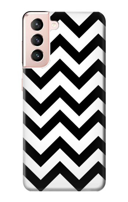 W1613 Chevron Zigzag Etui Coque Housse et Flip Housse Cuir pour Samsung Galaxy S21 5G