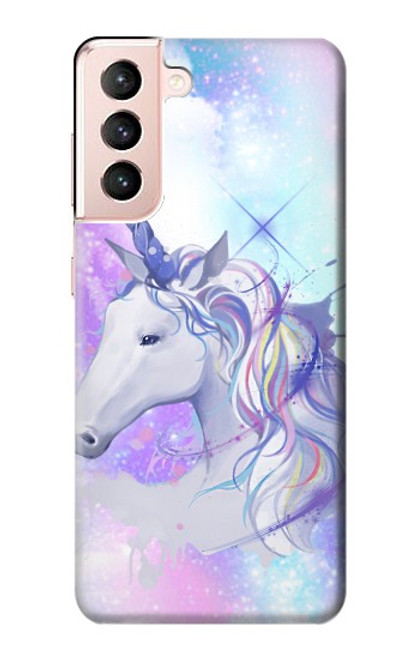 W3375 Licorne Etui Coque Housse et Flip Housse Cuir pour Samsung Galaxy S21 5G