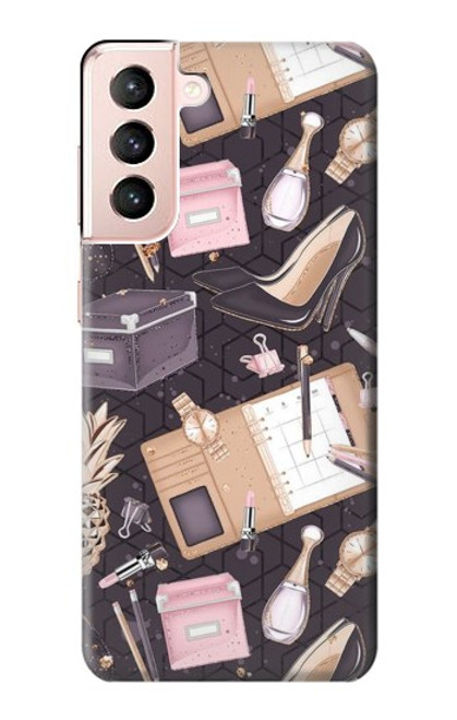 W3448 Mode Etui Coque Housse et Flip Housse Cuir pour Samsung Galaxy S21 5G