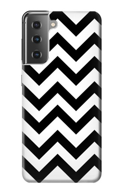 W1613 Chevron Zigzag Etui Coque Housse et Flip Housse Cuir pour Samsung Galaxy S21 Plus 5G, Galaxy S21+ 5G