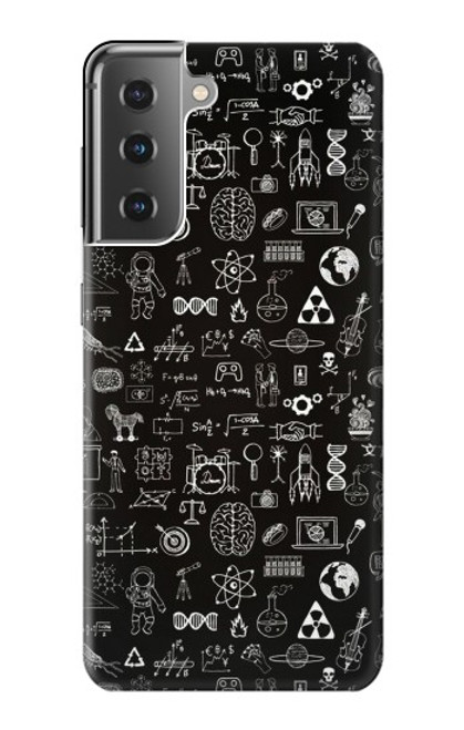 W3426 Noirboard sciences Etui Coque Housse et Flip Housse Cuir pour Samsung Galaxy S21 Plus 5G, Galaxy S21+ 5G