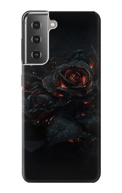W3672 Rose brûlée Etui Coque Housse et Flip Housse Cuir pour Samsung Galaxy S21 Plus 5G, Galaxy S21+ 5G