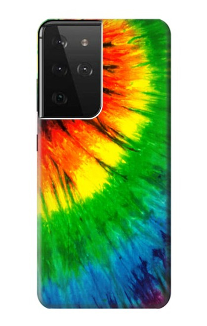 W3422 tie Dye Etui Coque Housse et Flip Housse Cuir pour Samsung Galaxy S21 Ultra 5G