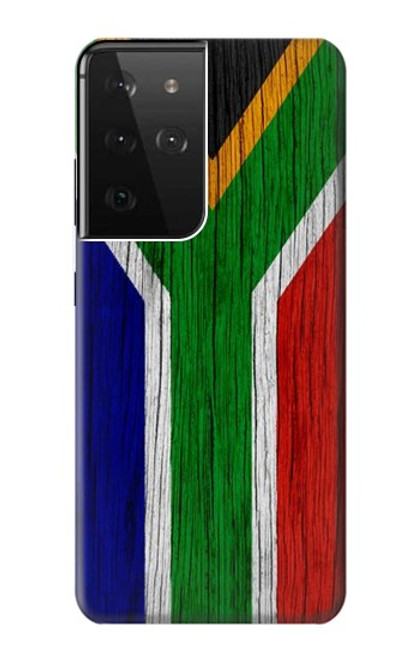 W3464 Afrique du Sud Drapeau Etui Coque Housse et Flip Housse Cuir pour Samsung Galaxy S21 Ultra 5G