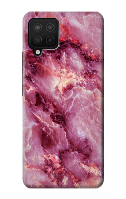 W3052 Rose Marbre Imprimé graphique Etui Coque Housse et Flip Housse Cuir pour Samsung Galaxy A12