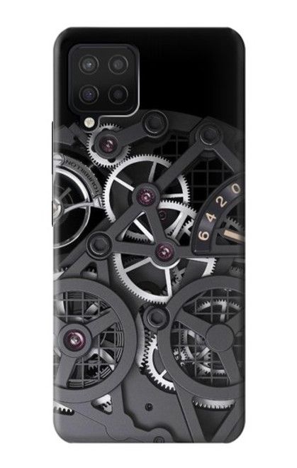 W3176 A l'intérieur Montre Noir Etui Coque Housse et Flip Housse Cuir pour Samsung Galaxy A12