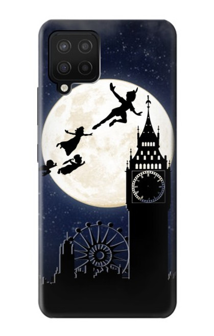 W3249 Peter Pan Pleine Lune Nuit Etui Coque Housse et Flip Housse Cuir pour Samsung Galaxy A12