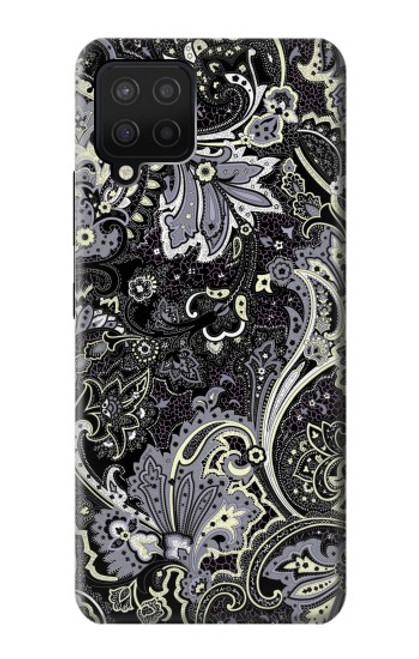 W3251 Motif Batik Fleur Etui Coque Housse et Flip Housse Cuir pour Samsung Galaxy A12