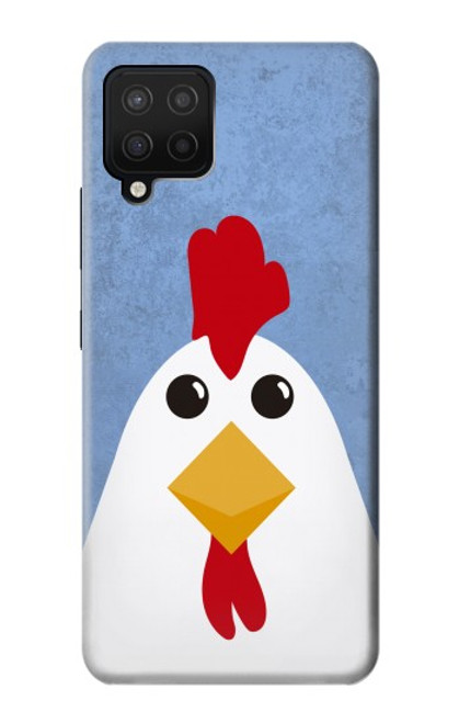 W3254 Poulet Dessin animé Etui Coque Housse et Flip Housse Cuir pour Samsung Galaxy A12