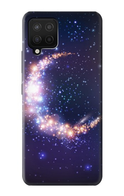 W3324 Croissant de lune Galaxie Etui Coque Housse et Flip Housse Cuir pour Samsung Galaxy A12