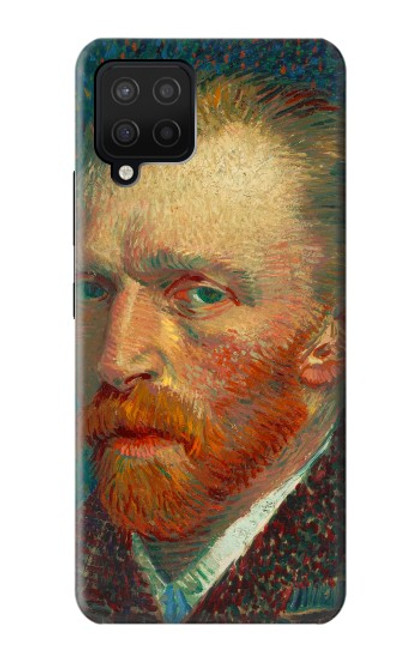 W3335 Vincent Van Gogh Autoportrait Etui Coque Housse et Flip Housse Cuir pour Samsung Galaxy A12