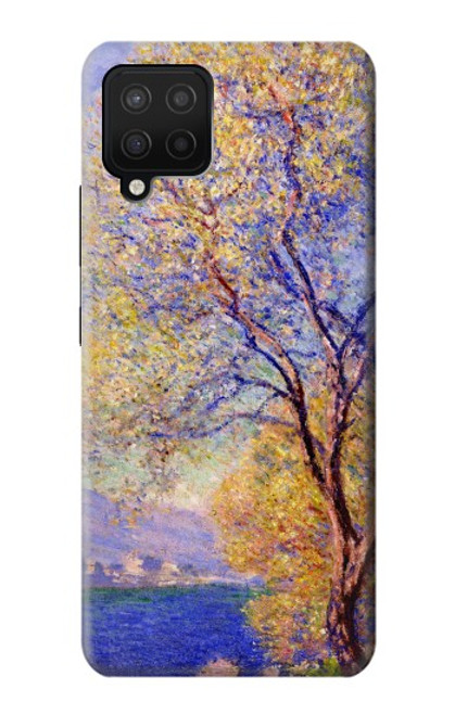 W3339 Claude Monet Antibes vue des jardins Salis Etui Coque Housse et Flip Housse Cuir pour Samsung Galaxy A12