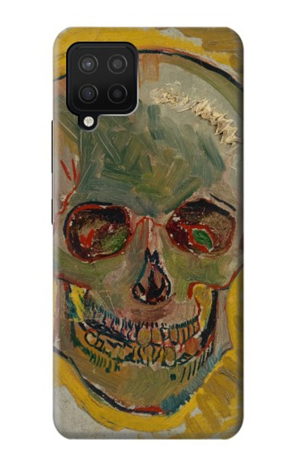 W3359 Vincent Van Gogh Crâne Etui Coque Housse et Flip Housse Cuir pour Samsung Galaxy A12