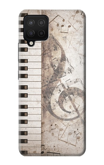 W3390 Note de musique Etui Coque Housse et Flip Housse Cuir pour Samsung Galaxy A12