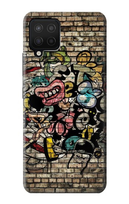 W3394 Graffiti mur Etui Coque Housse et Flip Housse Cuir pour Samsung Galaxy A12