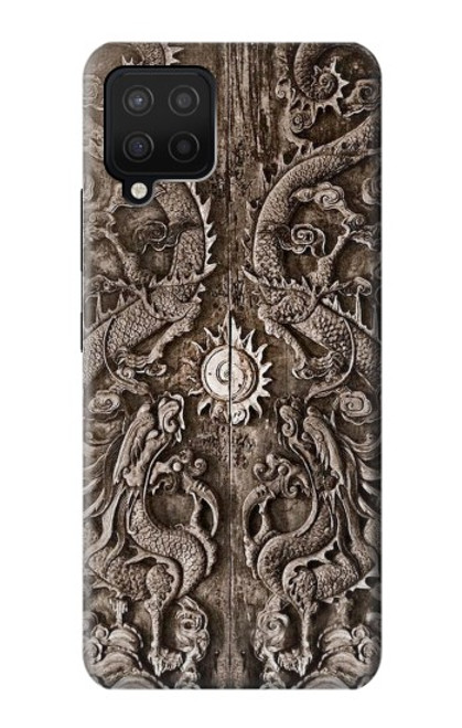 W3395 dragon Porte Etui Coque Housse et Flip Housse Cuir pour Samsung Galaxy A12