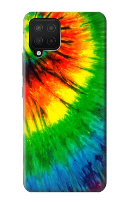 W3422 tie Dye Etui Coque Housse et Flip Housse Cuir pour Samsung Galaxy A12