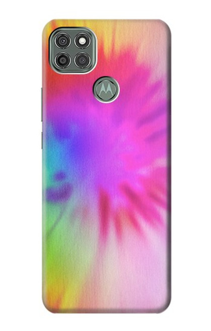 W2488 Tie Dye Couleur Etui Coque Housse et Flip Housse Cuir pour Motorola Moto G9 Power