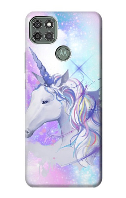 W3375 Licorne Etui Coque Housse et Flip Housse Cuir pour Motorola Moto G9 Power