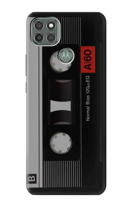 W3516 Ruban cassette millésimé Etui Coque Housse et Flip Housse Cuir pour Motorola Moto G9 Power