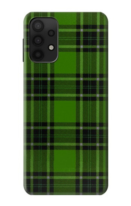 W2373 Motif vert Tartan Etui Coque Housse et Flip Housse Cuir pour Samsung Galaxy A32 5G