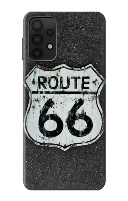 W3207 Route 66 Etui Coque Housse et Flip Housse Cuir pour Samsung Galaxy A32 5G