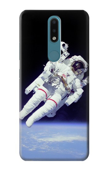W3616 Astronaute Etui Coque Housse et Flip Housse Cuir pour Nokia 2.4