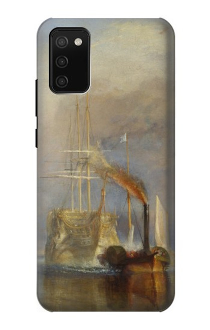 W3338 J. M. W. Turner Le Téméraire Etui Coque Housse et Flip Housse Cuir pour Samsung Galaxy A02s, Galaxy M02s