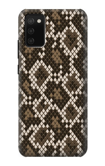 W3389 Seamless Serpent Motif graphique Peau Etui Coque Housse et Flip Housse Cuir pour Samsung Galaxy A02s, Galaxy M02s