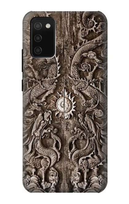 W3395 dragon Porte Etui Coque Housse et Flip Housse Cuir pour Samsung Galaxy A02s, Galaxy M02s