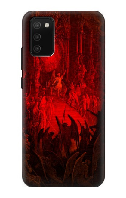 W3583 Paradis perdu Satan Etui Coque Housse et Flip Housse Cuir pour Samsung Galaxy A02s, Galaxy M02s