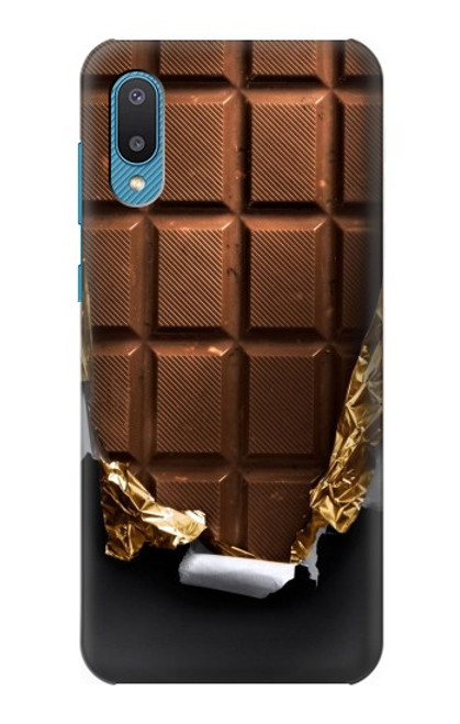 W0270 chocolat Etui Coque Housse et Flip Housse Cuir pour Samsung Galaxy A04, Galaxy A02, M02